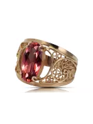Ring Ruby Original Vintage 14K Rose Gold Vintage Jewlery vrc057r